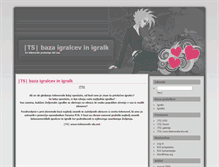 Tablet Screenshot of baza.telenovele-slo.net